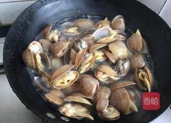 蒜泥菠菜拌沙蚬子肉的做法图解3