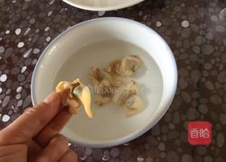 蒜泥菠菜拌沙蚬子肉的做法图解6