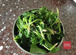 蒜泥菠菜拌沙蚬子肉的做法图解8