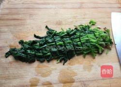 蒜泥菠菜拌沙蚬子肉的做法图解11