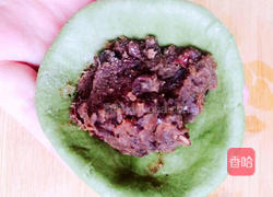 糯米红豆沙葵花饼的做法图解8