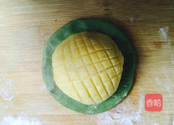 糯米红豆沙葵花饼的做法图解10