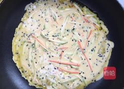 黑芝麻田园鸡蛋饼的做法图解6