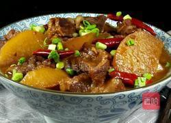 黄豆酱萝卜烧牛肉的做法图解11