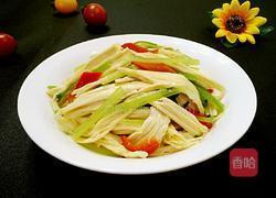 芹菜拌腐竹的做法图解5