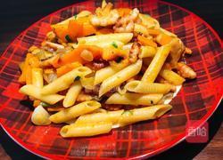 意式南瓜鱿鱼斜管面的做法图解7