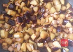 茄子打卤面的做法图解7