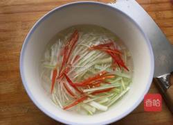 油淋芦笋配海菜窝头的做法图解3