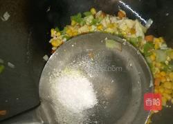 玉米鸡蛋炒饭的做法图解9