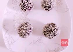 椰蓉紫薯球的做法图解5