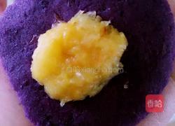 椰蓉紫薯球的做法图解3