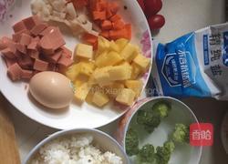 菠萝炒饭的做法图解2