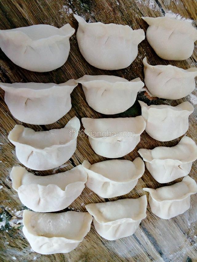 包馅，成品图