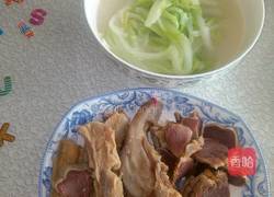 腊肉白菜炖的做法图解4