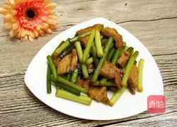 蒜苔炒肉片的做法图解8