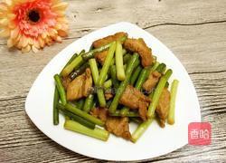 蒜苔炒肉片的做法图解9