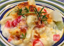 奶汁焗花椰菜(Cauliflower Gratin)的做法图解15
