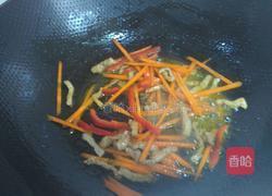 大蒜百叶炒肉丝的做法图解4