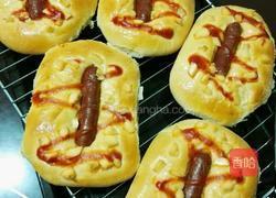 奶酪脆皮肠面包的做法图解12