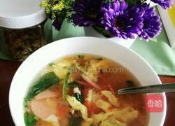 番茄蛋花汤的做法图解6