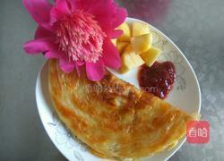 快手早餐之鸡蛋葱油饼的做法图解6