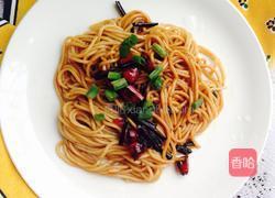 葱油拌面（辣）的做法图解6