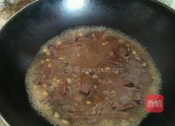 青菜红烧毛血旺的做法图解5