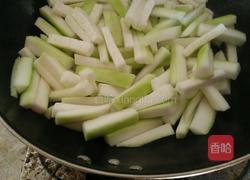青椒炒瓠子的做法图解3