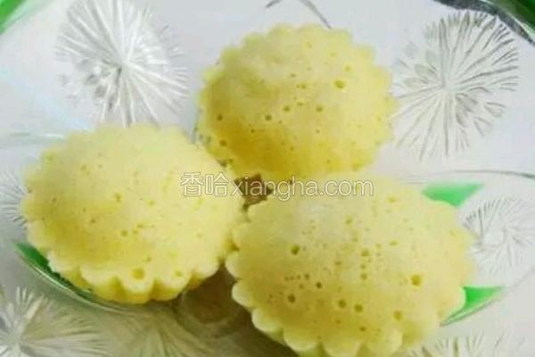 蒸锅版鸡蛋糕