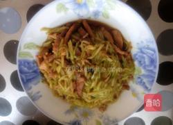 黄瓜丝炒肉的做法图解5