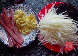 香煎三丝豆皮卷的做法图解1