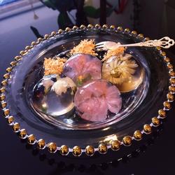 水信玄饼(樱花&茉莉&菊花)的做法[图]