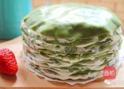 抹茶草莓千层蛋糕的做法图解12