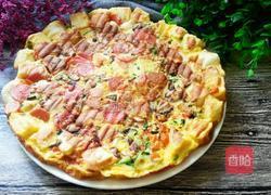 馒头鸭蛋时蔬饼的做法图解8