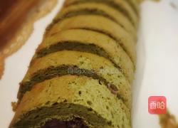 红豆抹茶卷的做法图解10