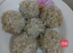 珍珠丸子的做法图解4