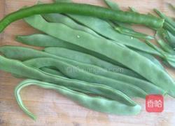 爆炒刀豆的做法图解2