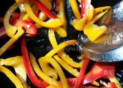 西芹彩椒炒豆腐干的做法图解3