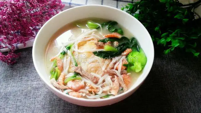 青菜肉丝面