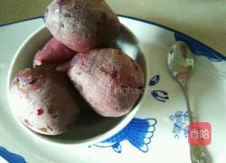 紫薯饼的做法图解1