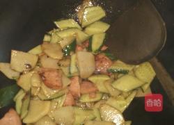 青瓜火腿土豆片的做法图解5