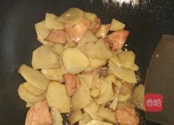 青瓜火腿土豆片的做法图解4