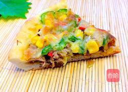 金枪鱼玉米粒披萨的做法图解12