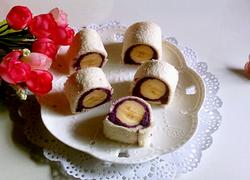 香蕉紫薯卷(吐司版)