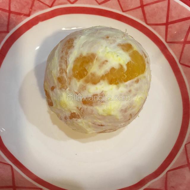 香橙去皮