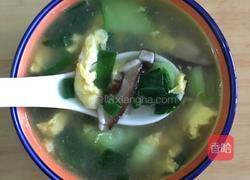 小油菜香菇蛋汤的做法图解4