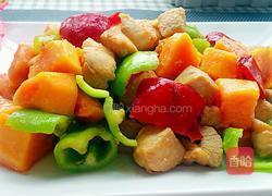 木瓜鸡丁的做法图解9