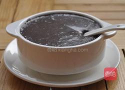 核桃黑芝麻糊的做法图解3