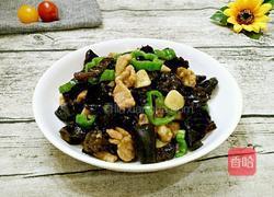 青椒木耳炒肉的做法图解10