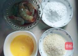 黄金炸虾的做法图解4